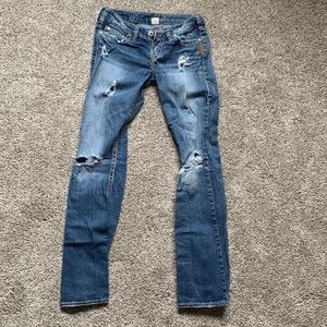 Distressed Silver Jeans